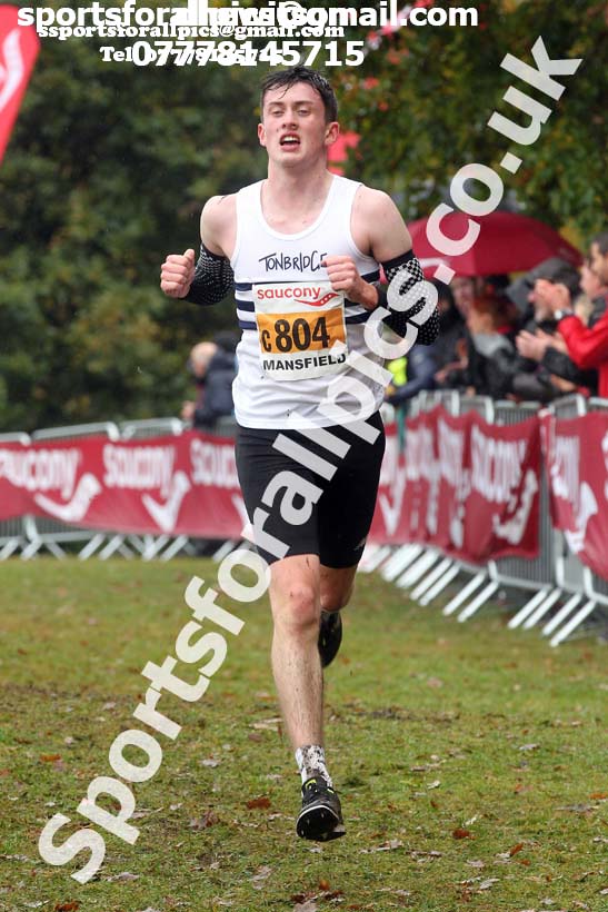 Mens under-17s, National Cross Country Relay Champs., Berry Hill Park, Mansfield.  Photo: David T. Hewitson/Sports for All Pics